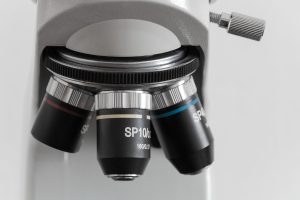 Microscópio ótico - caracterização